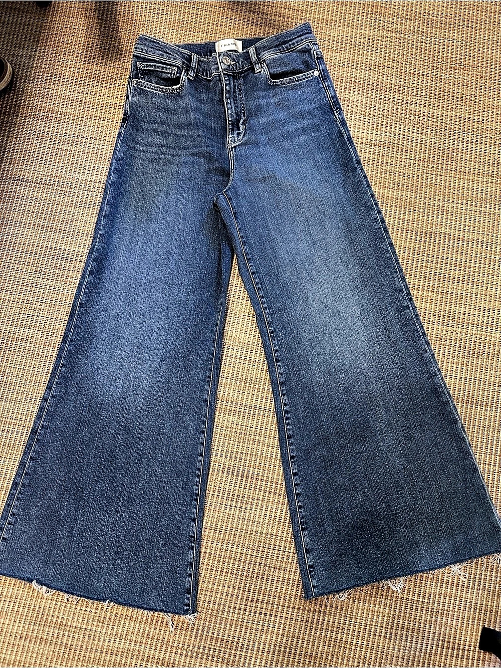 FRAME Le Palazzo Crop Wide Leg - Size 28 Like New